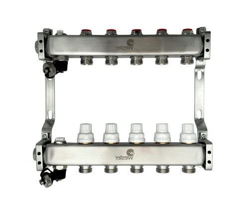Коллекторная группа Wester MUVS 1″ ДУ-25 PN-10 выходов 5х3/4″, материал - нержавеющая сталь