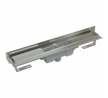 Лоток душевой Alca Plast APZ1004S ДУ-50 1050х60 мм с гидрозатвором, без решетки, вертикальный выпуск