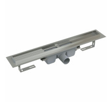 Лоток душевой Alca Plast APZ1006S ДУ-50 750х60 мм с гидрозатвором, без решетки, вертикальный выпуск
