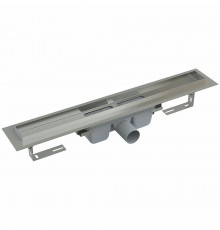 Лоток душевой Alca Plast APZ1006S ДУ-50 1050х60 мм с гидрозатвором, без решетки, вертикальный выпуск