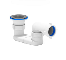 Сифон для поддона душевого АНИ Пласт E010 1 1/2″x50/40 плоский, выпуск с нержавеющей решеткой