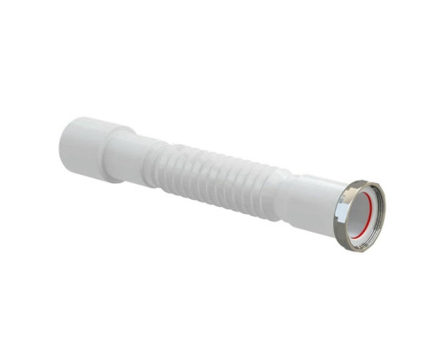 Гофра Alca Plast ДУ-1 1/2″х40/50 L=390-830 мм с металлической гайкой