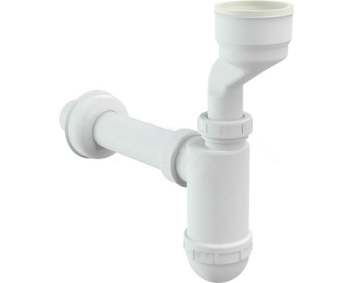 Сифон для писсуара бутылочный Alca Plast A45A 1 1/4″x40 литой выпуск, с переходной трубкой 40°