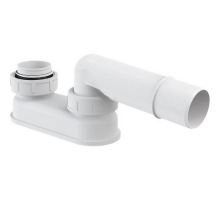 Сифон для ванны плоский Alca Plast A53-DN40 1 1/2″x40 без выпуска с переходной трубкой 10° 40