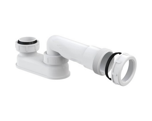 Сифон для ванны плоский Alca Plast A53-7/4″ 1 1/2″x40 без выпуска с переходной трубкой 10° 40/13/4″