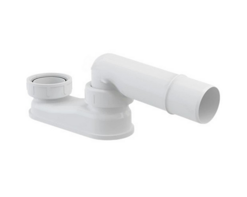 Сифон для ванны плоский Alca Plast A532-DN40 1 1/2″x40 без выпуска с переходной трубкой 10° 40