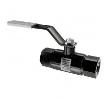 Кран шаровой ALSO КШ.М.65.25-02 2 1/2″ ДУ-65 PN-25 стандартнопроходной, присоединение - муфтовое, корпус - сталь 09Г2С, уплотнение - PTFE, управление - ручка/рычаг