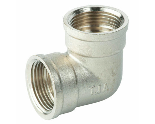 Угольник ALTSTREAM 1/2″ Ду-15 Ру-40, корпус – никелированная латунь, ВР
