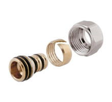 Фитинг ALTSTREAM Dn16(2,0)х1/2″ компрессионный, евроконус, корпус - латунь