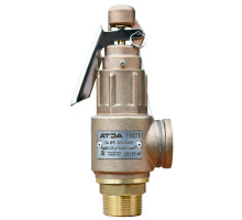 Клапан предохранительный АСТА П361 Dn-20х20 PN-40 наружная/внутренняя резьба, корпус – латунь