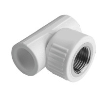 Тройник полипропиленовый PP-R комбинированный Aqualink Dn25x1/2″ Ру-25 ВР