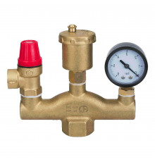 Группа безопасности котла Aqualink Dn-25 PN-3 внутренняя резьба