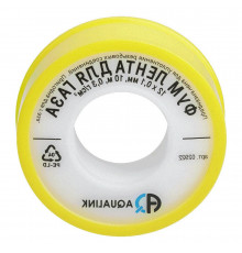 Лента ФУМ AQUALINK для газа 12 х 0,1 мм, 10 м