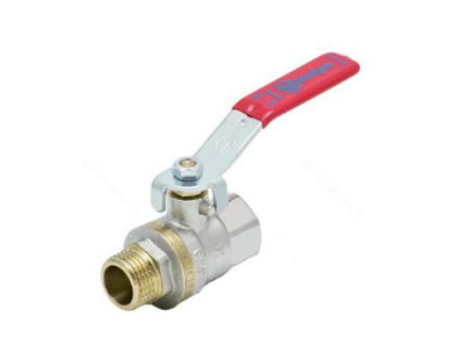 Кран шаровой 1003 Aquasfera 3/4″ ДУ-20 PN-30 полнопроходной, никелированный, внутренняя/наружная резьба, ручка-рычаг (1003-02)