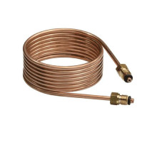 Трубка импульсная Aquasfera G 1/16″ PN-16 L=1500 для балансировочных клапанов, корпус – медь, адаптеры – латунь