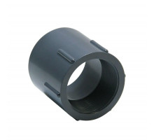 Муфта напорная Aquaviva FTH Dn32х1″ Ру-16 внутренняя резьба, под клеевое соединение, ПВХ, серая