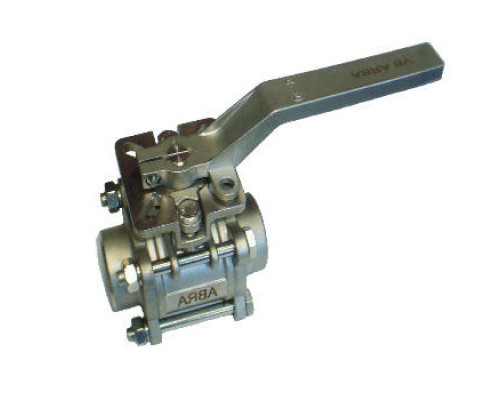 Кран шаровой ABRA BV-61 ДУ-20 PN-40 проход полный с ISO-фланцем под приварку AISI 316 BV-61-020