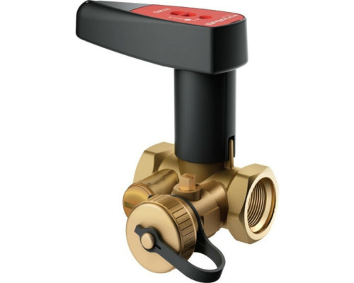 Клапан запорный BROEN BASIC 1/2″ Dn-15 PN-25 Kvs=1.8м3/ч латунный, внутренняя резьба, рукоятка
