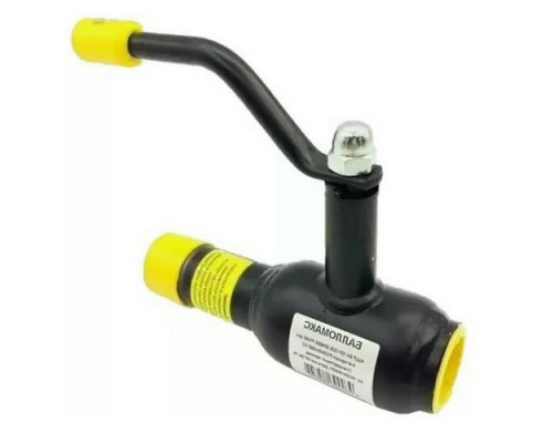 Кран шаровый Broen Ballomax-КШТ60.101А.40 ДУ-50 PN-40 стандартнопроходный с плавающим шаром, корпус - сталь, уплотнение - EPDM, внутренняя резьба / сварка, ручка-рычаг
