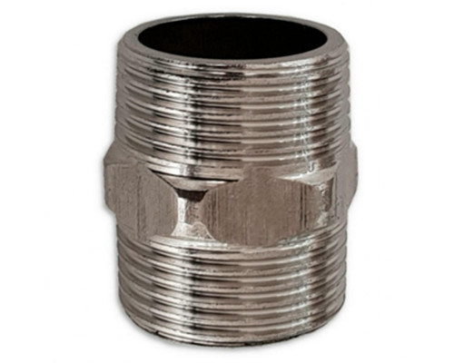 Ниппель 1/4″ Ду-8 Ру-20 корпус – нерж. AISI304, НР