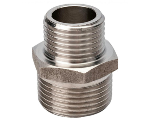 Ниппель переходной 3/4″х3/8″ Ду-20х10 Ру-20 корпус – нерж. AISI304, НР