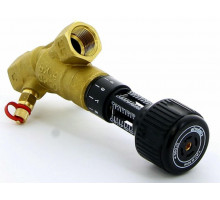 Вентиль балансировочный Cimberio 747OT 1 1/2″ Dn-40 PN-25 ручной ВР латунный Kvs=23 м3/ч с измерительными ниппелями, с фиксацией настройки, черная ручка