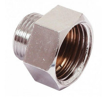 Переходник латунный хромированный 3/8″M-1/2″F