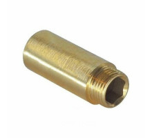 Удлинитель Цветлит 1/2″ Ду-15 L15 мм внутренняя-НР, корпус-латунь