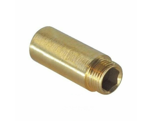 Удлинитель Цветлит 1/2″ Ду-15 L15 мм внутренняя-НР, корпус-латунь