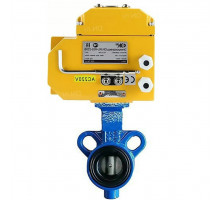 Затвор дисковый поворотный AL-316L-EPDM DN25 PN-16 с электроприводом-003 220В