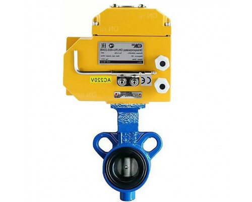 Затвор дисковый поворотный AL-316L-EPDM DN25 PN-16 с электроприводом-003 220В