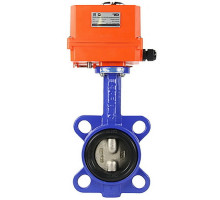 Затвор дисковый поворотный GG25-316L-NBR DN40 PN-16 с электроприводом-003 220В MINI
