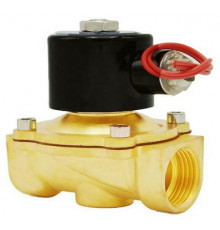 Электромагнитный клапан (соленоидный) DW11 1/4″ Dn-8-2.5, PN-10 латунь, НЗ, VITON, катушка 220В