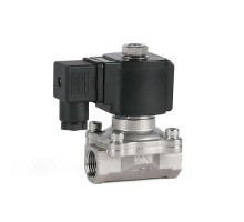 Клапан электромагнитный соленоидный двухходовой  VS2W-201E-NC Dn-20 PN-10 корпус сталь SS304, прямого действия, присоединение внутренняя резьба 3/4, нормально закрытый (НЗ), уплотнение EPDM, катушка 220B