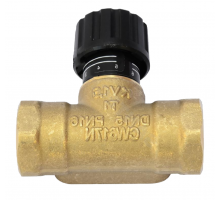 Клапан балансировочный Danfoss USV-S 1/2″ Dn-15 PN-16 ручной, В/Р муфтовый, KVS=1,6, без ниппелей, латунь