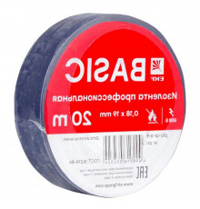 Изолента EKF Basik класс А 0,18х19 мм, L=20 м, синяя