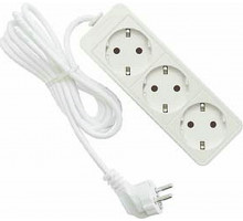 Удлинитель бытовой UNIVersal СОЮЗ 481S-93 мощность - 2200 Вт номинальный ток - 10 А провод - ПВС сечение - 3x0.75 розеток - 3 шт, длина кабеля - 7 м, с заземлением, цвет - белый