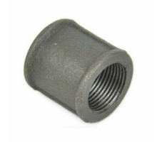 Муфта длинная чугунная прямая резьбовая Fittex 3/4″ ДУ-20 Ру-16, внутренняя резьба, без покрытия