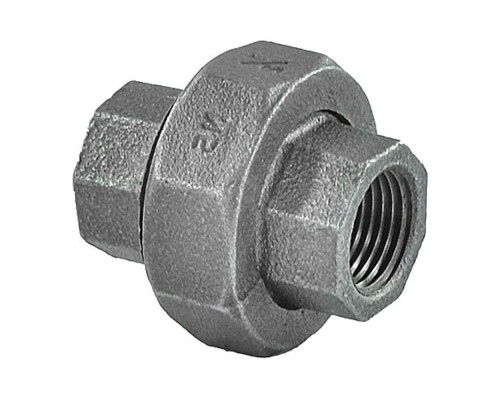 Соединитель Fittex PLUS ДУ-40 Ру-16 чугун, американка, прямой, внутренняя резьба