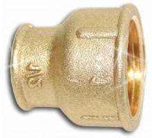 Муфта переходная ЦВЕТЛИТ ZW50045 1/2"x3/8" Ду-15x10 Ру-16 корпус-латунь, ВР