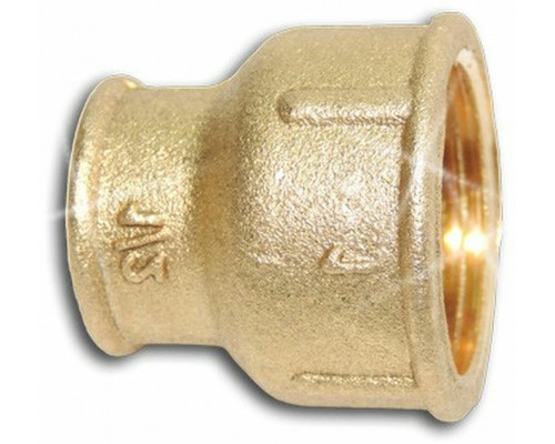 Муфта переходная ЦВЕТЛИТ ZW50045 1/2"x3/8" Ду-15x10 Ру-16 корпус-латунь, ВР