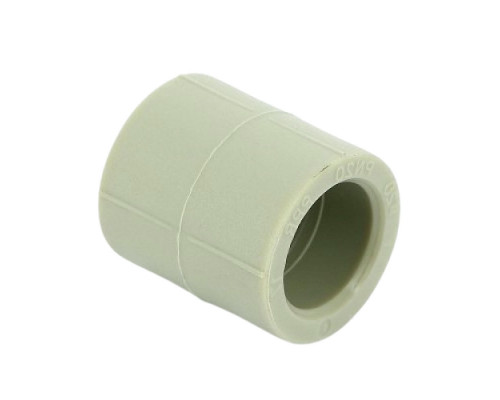 Муфта FV-Plast FV AQUA 201 Dn63 Ру-36 полипропиленовая, под приварку, серая