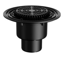 Воронка кровельная Fachmann VB 310 Ду-50/75/110 с вертикальным выпуском, с плоским листвоуловителем, без прижимного фланца