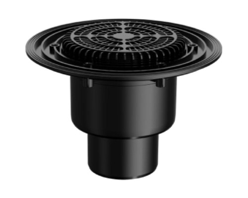 Воронка кровельная Fachmann VB 310 Ду-50/75/110 с вертикальным выпуском, с плоским листвоуловителем, без прижимного фланца
