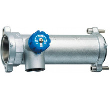 Коллектор регулирующий FAR Start FK3874 ДУ-50-1х1″ PN-25, внутренняя резьба с 1-м выходом ДУ-25 внутренняя резьба межосевое расстояние 200 мм, корпус латунь