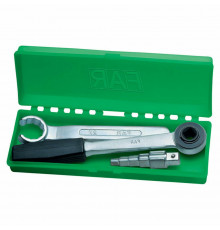 Набор ключей FAR FD 7405 накидной ключ для гаек 27 мм + трещоточный гаечный ключ для штуцеров 3/8″ 1/2″ 3/4″