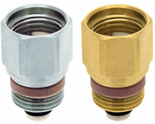 Клапан обратный FAR FA 2080 3/8″x3/8″ Dn-10x10 PN-10 для воздухоотводчика латунный хромированный