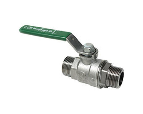 Кран шаровой Giacomini R253WL 1 1/4″ ДУ-32 PN-35 стандартнопроходной, хромированный, наружная резьба, ручка-рычаг (R253WX036)