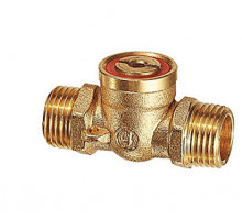 Кран шаровой выпускной Giacomini R610 1/2″ ДУ-15 полнопроходной, латунный, наружная резьба, под отвертку (R610Y003)