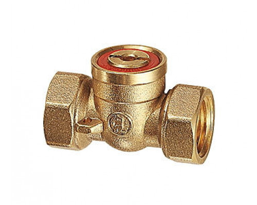 Кран шаровой выпускной Giacomini R611 1/2″ ДУ-15 полнопроходной, латунный, внутренняя резьба, под отвертку (R611Y013)